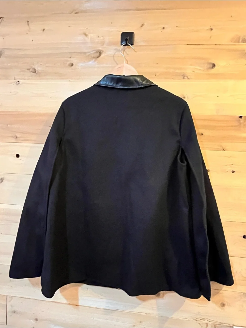 SHEIN black pleather